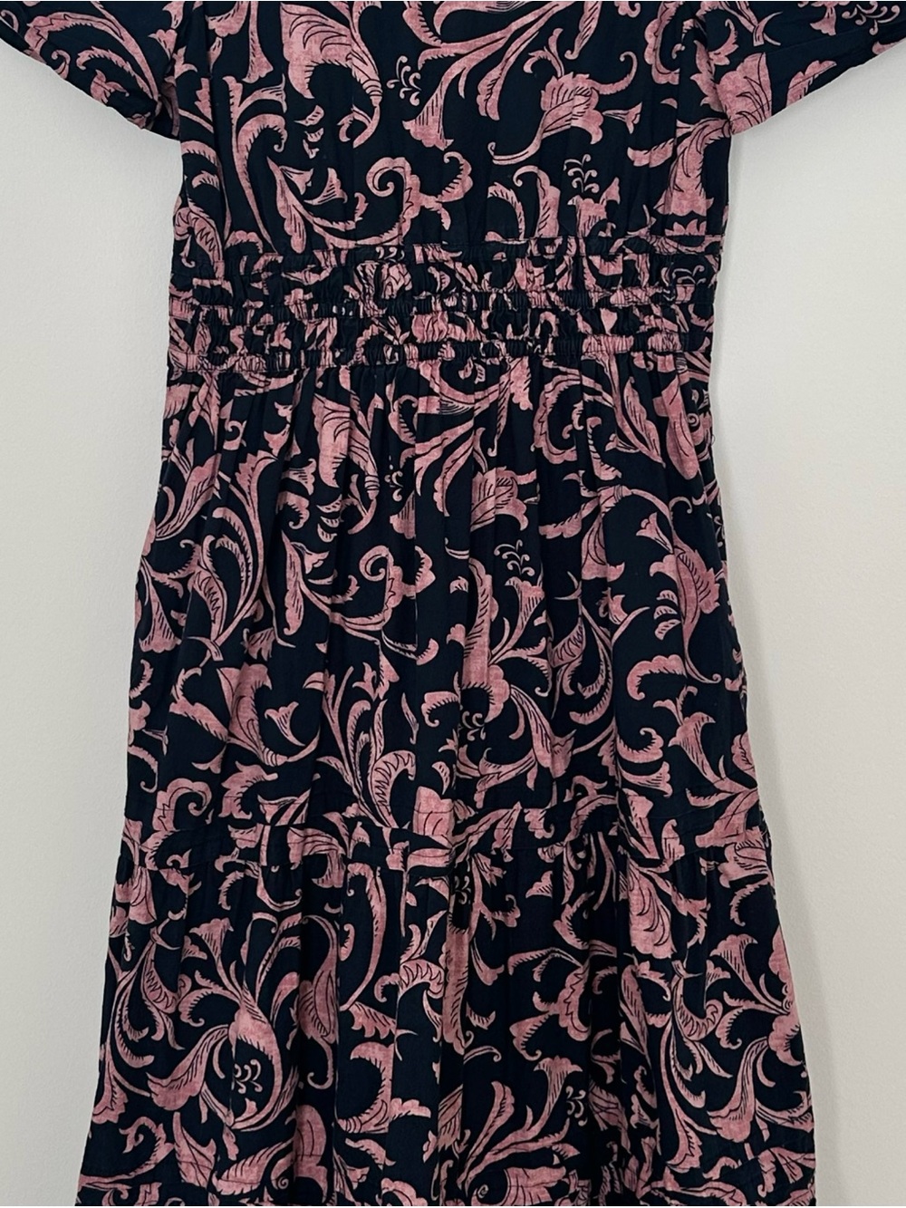 Anthropologie The Somerset Maxi Dress Short Sleeve Purple Pink M - Picture 8 of 12